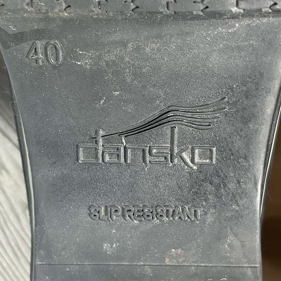 Dansko Black Canvas Clogs Sanibel Veda Vegan Shoes EU40 Womens 9.5 - Picture 5 of 9